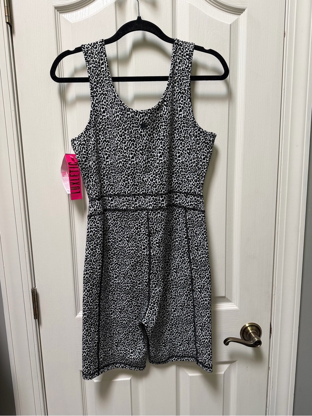 Lilly Pulitzer Black & White Leopard Print Jumpsuit - Picture 5 of 8
